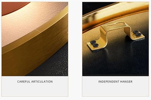 Miniatura 5 de AOKLEY Reloj de pared Cuadro Decorativo Abstracto Flor Reloj de Pared Nórdico Moderno Decoración de Pared Reloj de Arte para Sala de Estar Cocina