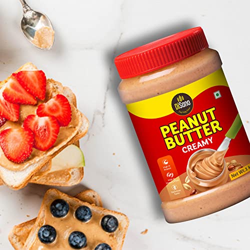 Image of Disano Oats, 100% wholegrain, Pouch 2 kg & Peanut Butter, Creamy, Classic, Gluten Free, Non GMO, 1Kg & Apple Cider Vinegar, Filtered- 500 ml