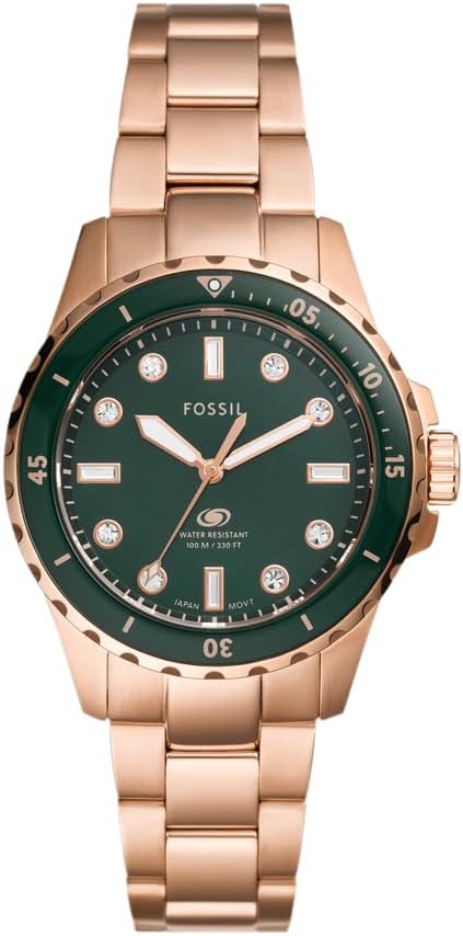 Fossil Women's Analog Quartz Watch with Stainless Steel Strap ES5371