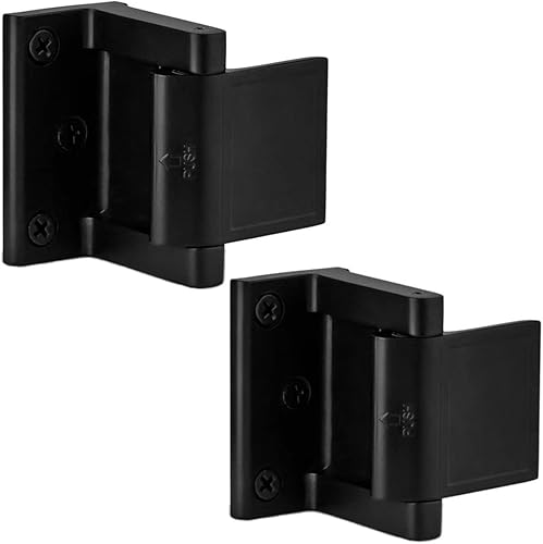 Miniatura 8 de Wannianmu Cerradura de puerta de seguridad para el hogar, cerradura de refuerzo de puerta a prueba de niños, para puerta batiente hacia adentro,