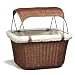 PetSafe Solvit Tagalong Wicker Bicycle Basket, Dog Carrier for Bikes, Best for Dogs Up to 13 lb. - 62331