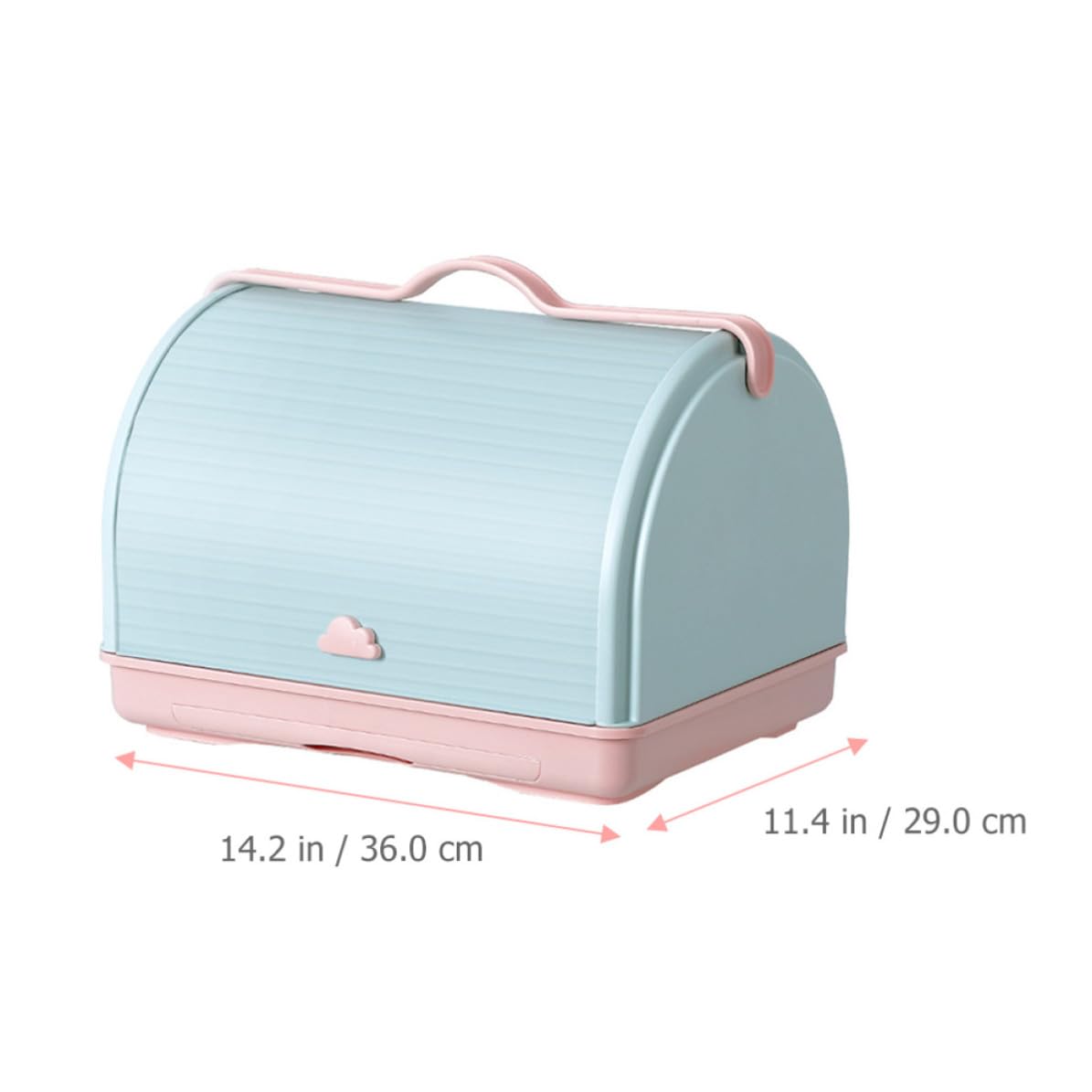 Yardwe Flaschenabtropfer und Aufbewahrungsbox für Babyflaschen aus Kunststoff mit Abnehmbarem Abtropfblech und Deckel für Küche zur Hygienischen Fläschchenaufbewahrung