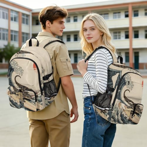 Mochila para laptop con diseño de suricata para la escuela de adolescentes de 7 a 18 años 7