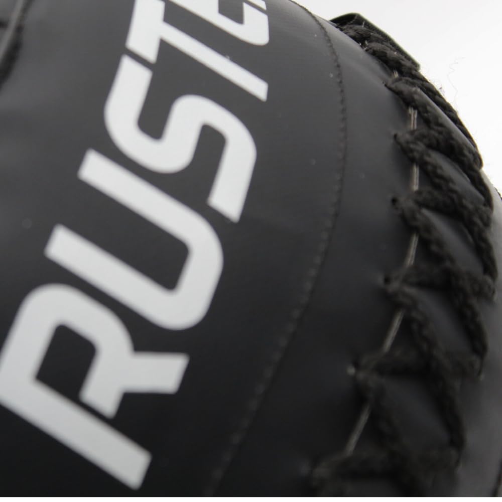 RUSTER Wall Ball Black – Balón Medicinal de PVC Antideslizante para Crosstraining y Entrenamiento Funcional | Potencia, Resistencia y Precisión | Disponible de 3 a 15 kg