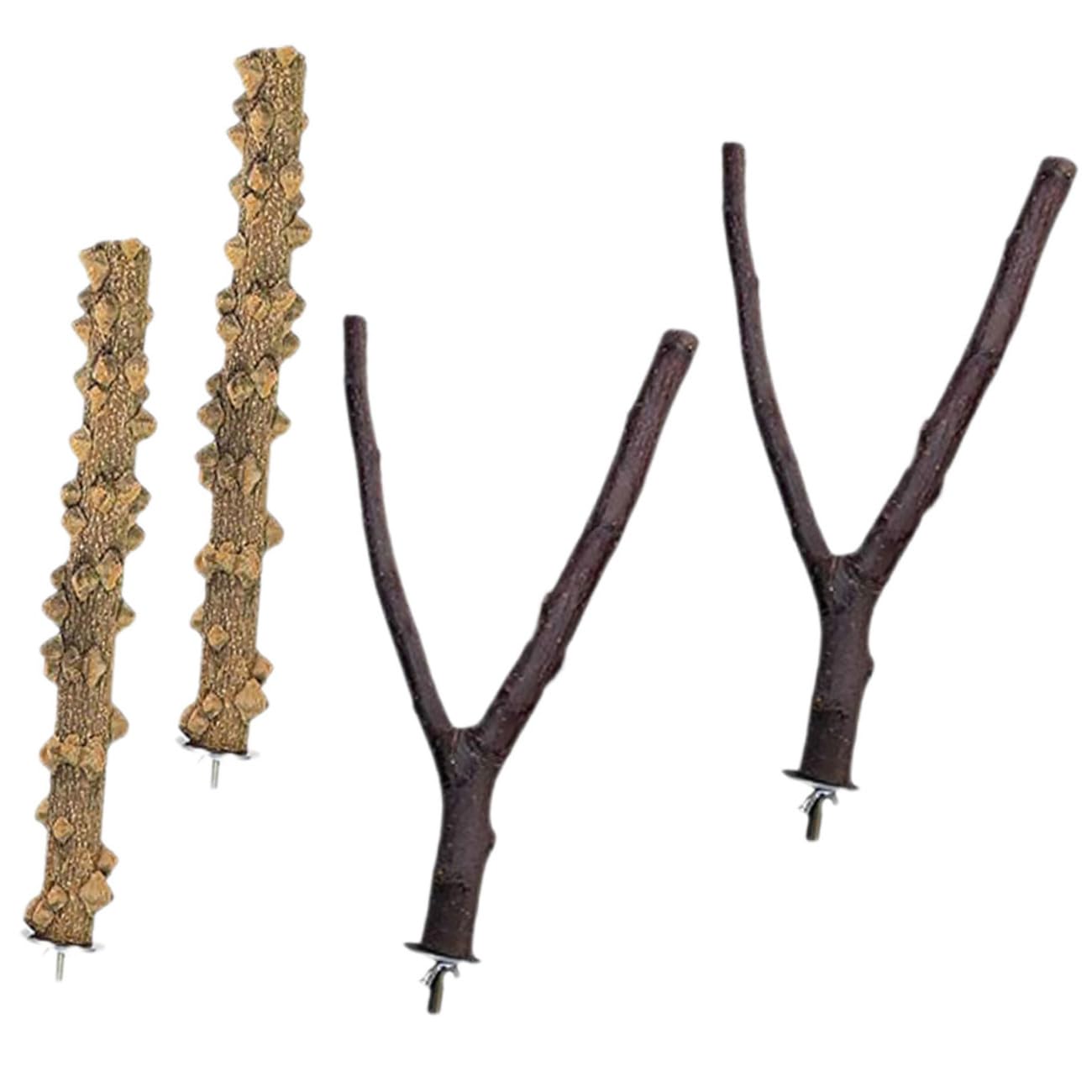 BESPORTBLE 16 Pz in piedi pappagallo supporto per gabbia per uccelli palestra per giochi di uccelli giocattoli giocattolo trespolo per pappagalli accessori per uccelli masticare Uva