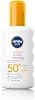 NIVEA SUN SPF50 Hassas Ciltlere Özel Çok Yüksek Güneş Koruyucu Sprey 200ml, Güneş Alerjisine Karşı Etkili,Kokusuz