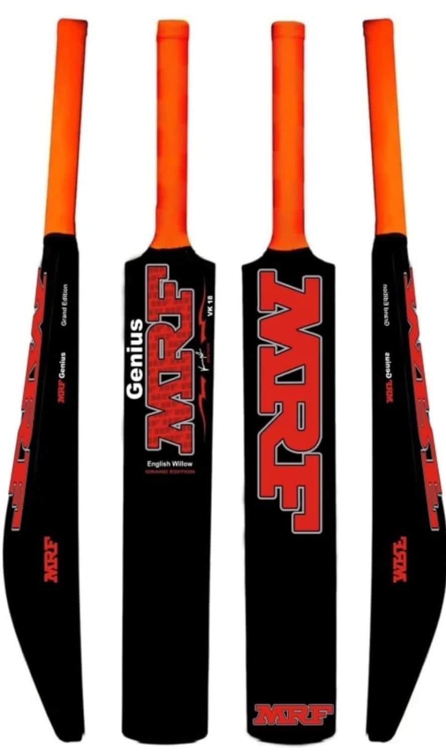 Forgesy MRF Plastic Tennis Cricket Bat Full Size Bat (30” X 4” inch) for All Age Group