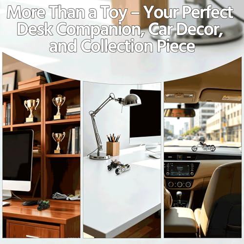 MQDMINI 8 Pack Mini Motorcycle Models, Diecast Pull Back Motorcycles, Desk Toys for Office Stress Relief Decor — view 5