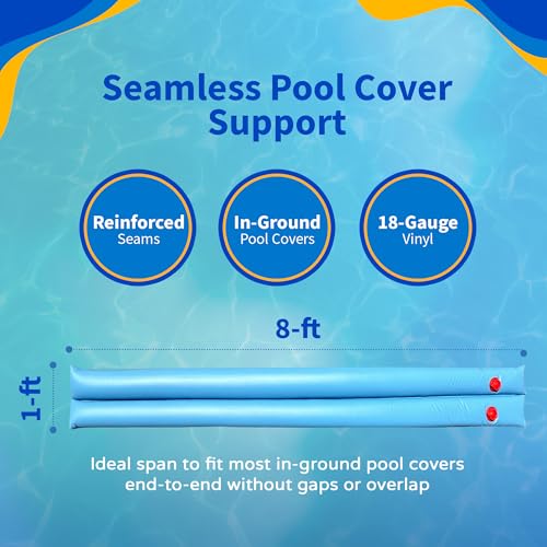 Image of Blue Wave 8-ft Double Water Tube for Winter Pool Cover- 5 Count (Pack of 7)