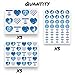 Joyful Artistry 225PCS Israel Stickers - Israel Flag Sticker Set & Israeli Stickers for Kids, Crafts & Schools (225)