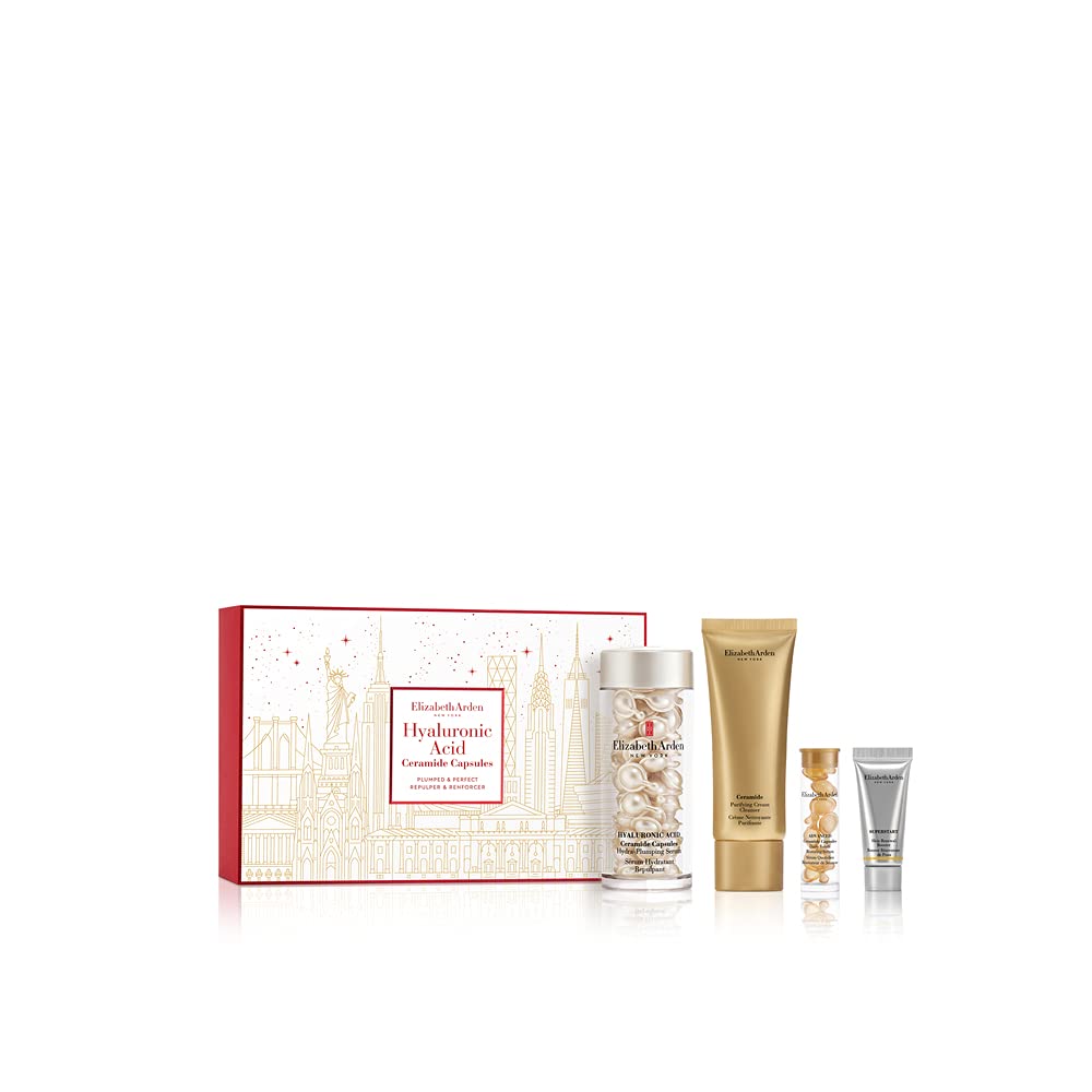 Elizabeth Arden PLUMPED & PERFECT Hyaluronic Acid 60-Piece Set, Gift Set