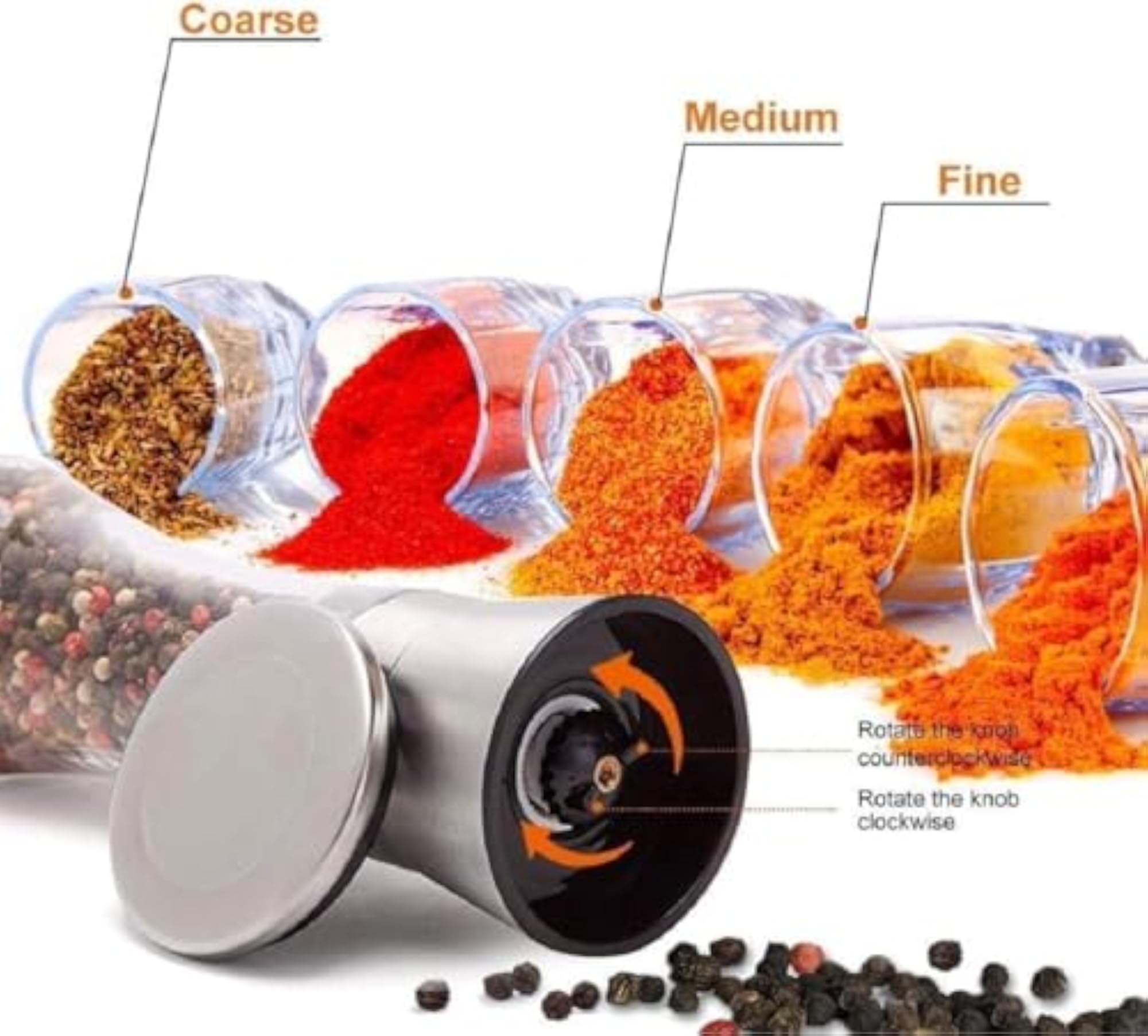 ELEGAR Big Pepper Grinder or Salt Grinder
