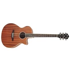 Ibanez AEG7MH-OPN Guitare acoustique électrique 6 cordes Open Pore Natural - Les Beatles, Paul McCartney, John Lennon, RIngo Starr, George Harrison