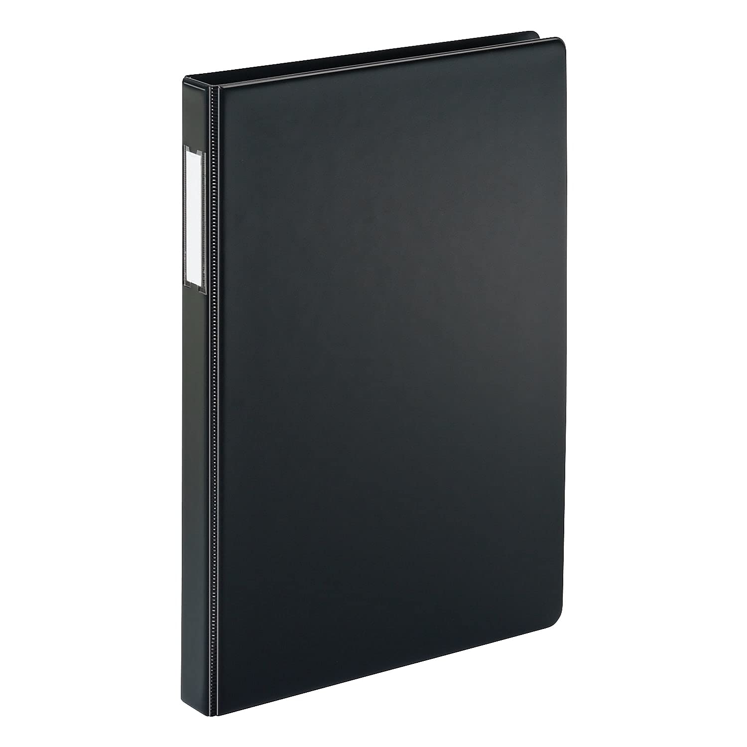 Cardinal Heavyweight vinyl slant-d ring binder w/label holder, Black