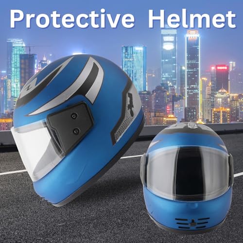 Image of Sage Square Audi Kimi Full Face Helmet | ISI Certified | Clear Visor | Ultra Comfort Inner Padding Extra Comfort & Stylish