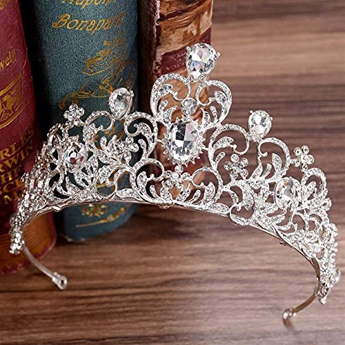 Diadema para joyería para el cabello de boda con strass de lujo 2