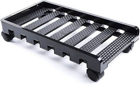 ZGDY Sostenedor de la Caja del Ordenador PC for PC de Escritorio del Ordenador del Soporte del mainframe de Almacenamiento en Rack con Bloqueo (Color : Black) Informática,Componentes,Dispositivos externos,Cajas de ordenador de sobremesa