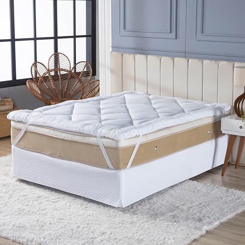 Pillow Top Toque de Pluma 650g/m² 5cm Espessura (Solteiro)
