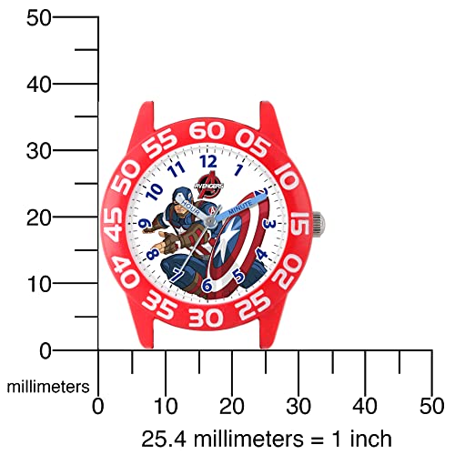 Marvel Kids' Plastic Time Teacher Analog Quartz Nylon Strap Watch #TOP4
