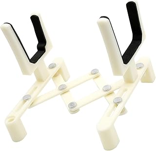 violin accessories Violin Folding Stand Portable Material Violin Stand Floor Stand Stringed Instrument Special Stand Accessories Replacement Parts (Color : White)