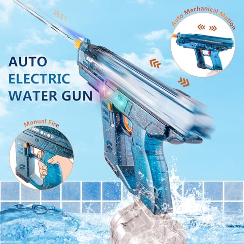 Pistolet à eau mode automatique et manuel 800 ml jouet d'extérieur polyvalent - 4
