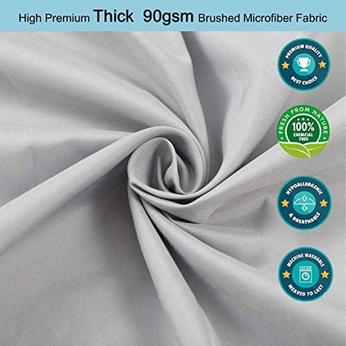 Miniatura 6 de Sábanas para cuna, sábanas para cuna para niños, sábanas para cuna de bebé, sábana bajera de microfibra para cuna estándar y colchón de niño pequeño