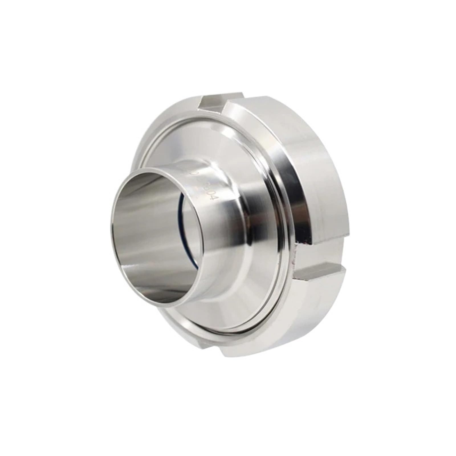 Raccord union sanitaire à visser et souder en acier inox pour canalisation DN20