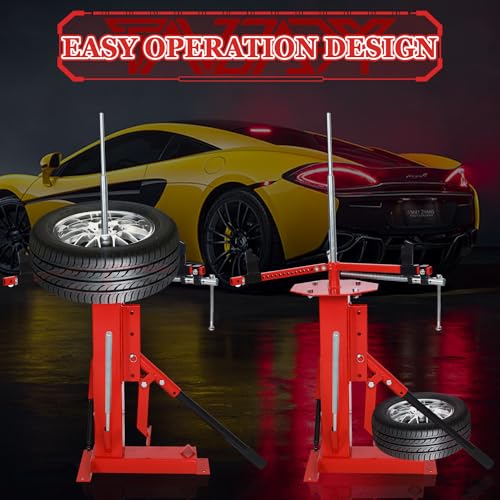 Tandagy Multi Manual Tire Changer Machine Portable Hand Bead Breaker Mounting Tool Heavy Duty Tire Changer for Motorcycle Gocart Trailer Bike ATV Truck 4" to 21" Tires - Thumbnail 4