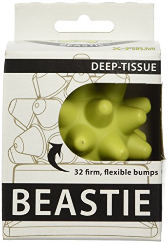 RumbleRoller Beastie Ball 1+1-1 Original and 1 Extra Firm Massage Roller Ball - Spiky Massage Ball Excellent for Working on Troublesome Muscles