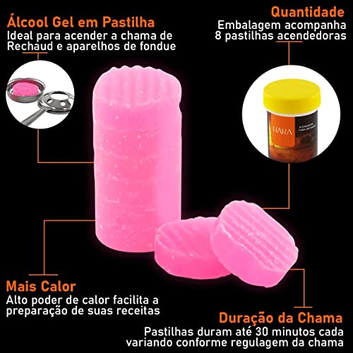 Acendedor para Réchaud 8 Pastilhas Álcool Sólido