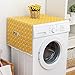 FOUF Housse Anti-poussière pour réfrigérateur Jaune en Lin Coton, Housses pour laveuse et sécheuse, décor à la Maison pour Placard pour congélateur décor de Cuisine(70 * 170 cm 67x28 Pouces)
