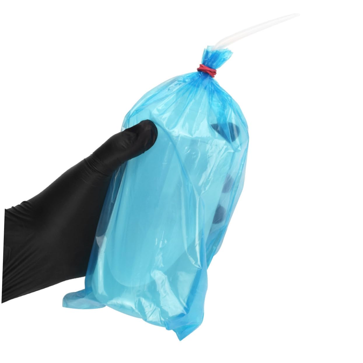 MERRYHAPY Professional Tattoo Tools Storage 250 Pcs Cleaning Bottles Bags Spout Bottle Bags Easy to Store Blue