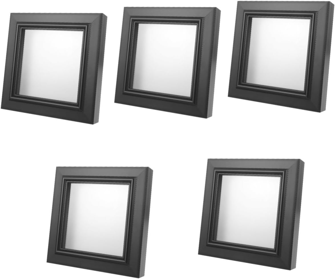 5pcs Dried Flower Display Frame Creative Wooden Shadow Box for Plant Specimen Art Sturdy and Stylish Photo Frame for Home Decor Dimensions