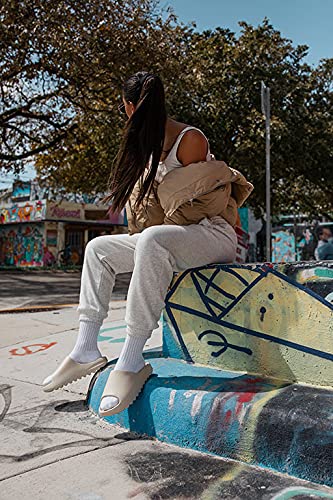 Unisex Slide Sandal Summer Slippers Non-Slip Soft Pool Slides, Indoor & Outdoor House Slides Slippers, Light Weight EVA Yee-zy Slides Shoes for Mens - Womens - Teenager - Image 8