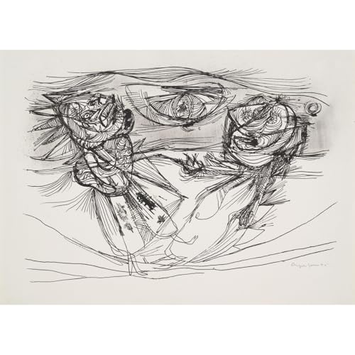 Impression d'art haute définition sur toile d'Asger Jorn – Grand format 101x127