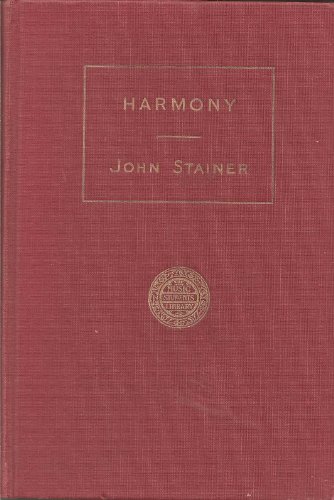 Harmony with an Appendix Containing One Hundred... B000K71STA Book Cover