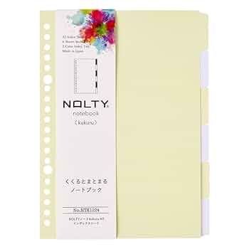Amazon | 能率 NOLTY ノート kukuru ククル A5 インデックス
