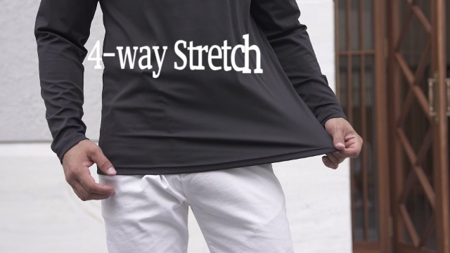 COOFANDY Long Sleeve Polo Shirts for Men Lightweight Quarter Zip