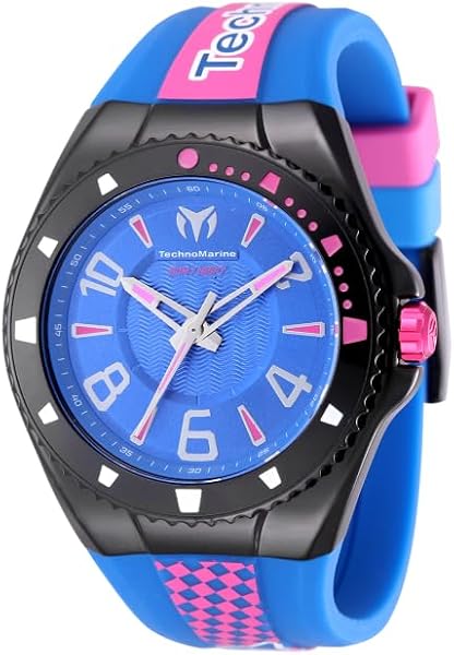 TechnoMarine Racing Legends Men 44.00mm Stainless Steel Black Blue dial PC21 Quartz - 1