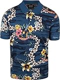 scotch and soda polo heren Tira de botones Scotch & Soda Polo de piqué Impreso en algodón orgánico Camisa, Combo C 0219, XXL para Hombre