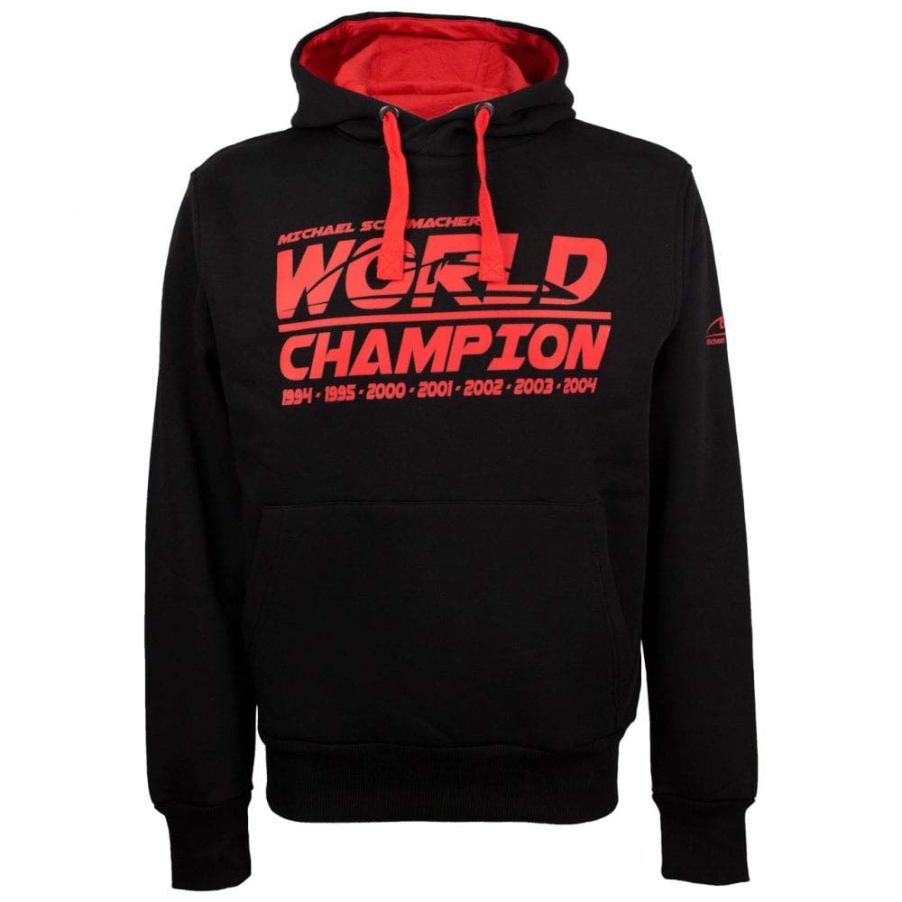 Michael Schumacher CollectionHoodie World Champion Black Medium
