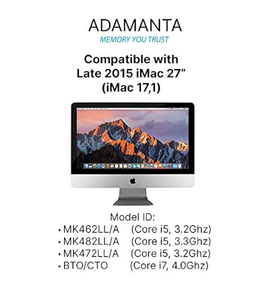 iMac 27インチ Late 2015年 メモリ32GB 初期化済 Amazon | iRam Technology iMac(Late2015 27インチRetina 5K)用