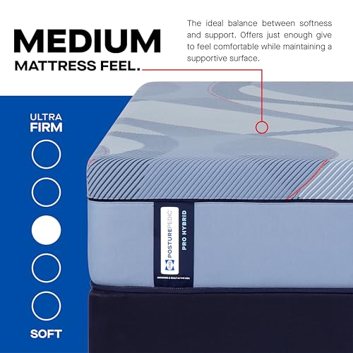 Image of Sealy Posturepedic Pro Haverford 13 inch Medium Tight Top Hybrid Mattress - King