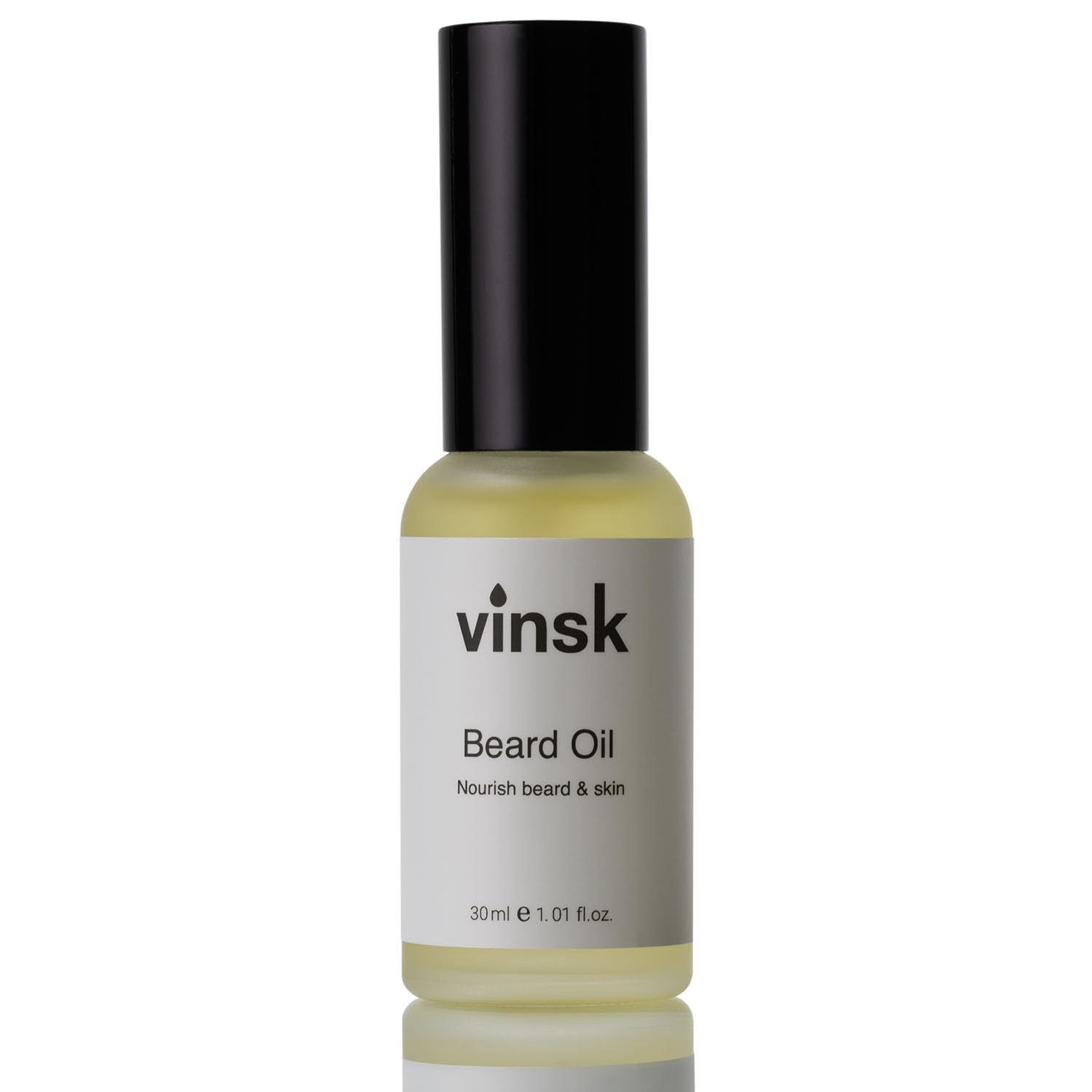 vinsk® aceite de barba para hombres y caballeros [30ml] | Aceite de barba premium 100% natural y orgánico | Aceite de barba para hombres | El aceite de afeitar hidrata y deja la barba más suave