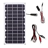 Panel Solar 10W 6V Panel Solar Flexible Portátil Cargador Solar ultrafino impermeable para teléfono móvil Camping Senderismo Hogar al aire libre(10W 6V)