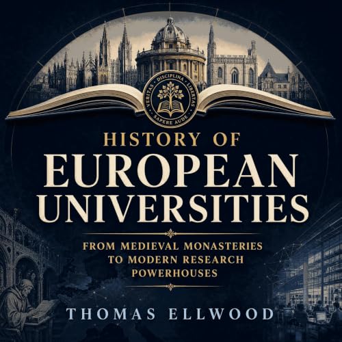 『History of European Universities: From Medieval Monasteries to Modern Research Powerhouses』のカバーアート