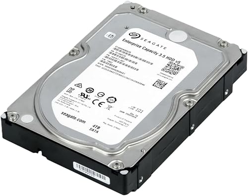 Seagate Exos 7E8 4TB 512n SATA 128MB caché 3.5 pulgadas disco duro empresarial (ST4000NM0035), disco duro mecánico