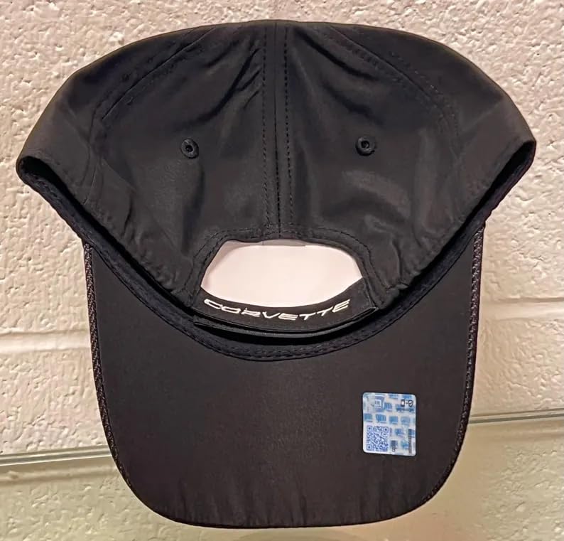 C+ EMBLEM CAP [ブラック] Amazon.com: C8 Corvette Hat - Metallic Chrome Carbon Fiber Crossed