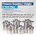 Pressure Regulator Weight and Vent Pipe Replacement Parts Compatible with All American 1930 10.5QT 15.5QT 21.5QT 25QT 30QT 41.5QT Pressure Cooker/Canner (910, 915, 921, 925, 930, 941)