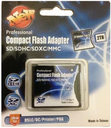 SD / SDHC to CF type II adapter support 8GB 16GB 32GB for PDA/Pocket PC/Professional DSLR Digital SLR Camera